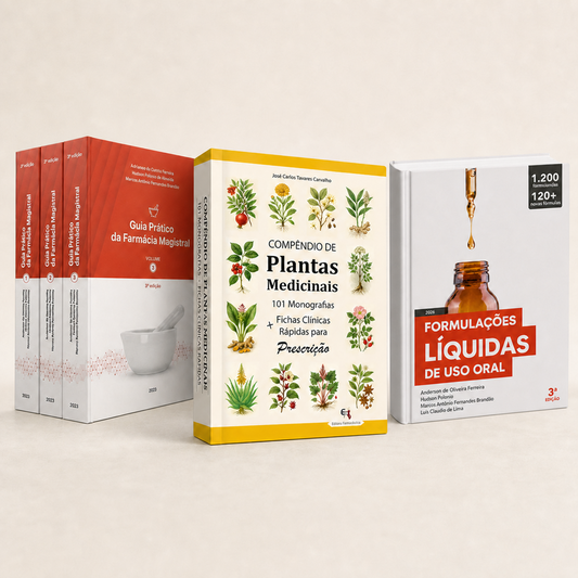 Combo Farmácia Magistral | 3 Livros Essenciais