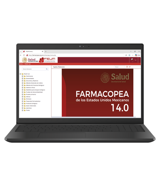FARMACOPEA DE LOS ESTADOS UNIDOS MEXICANOS 14ª ED. Versão de Acesso Online