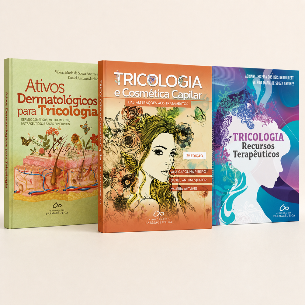 Combo Tricologia | 3 Livros Essenciais